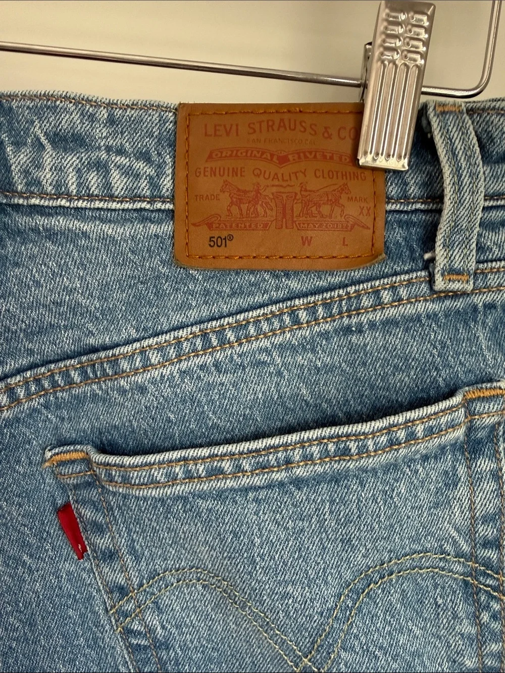 LEVI’S 501 High-Rise Straight Jeans